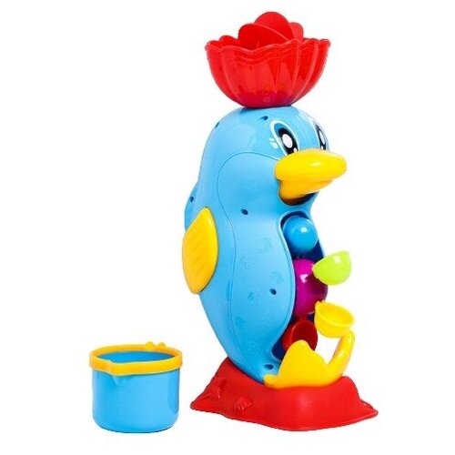 Набор игрушек для игры в ванне «Мельница. Пингвин», на присоске 3601791