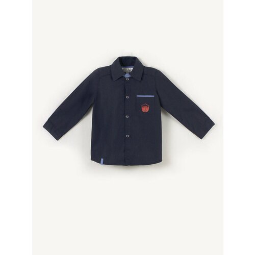 фото Рубашка даримир, размер 80, синий