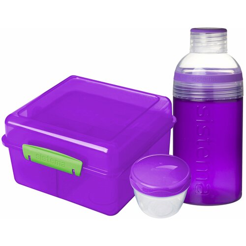 фото Sistema набор для ланча lunch 41580, фиолетовый