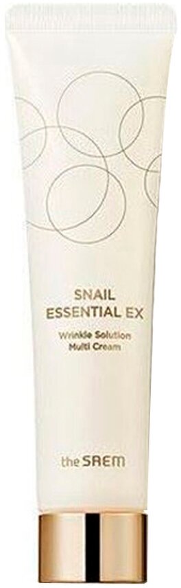 Крем для лица антивозрастной The Saem Snail Essential EX Wrinkle Solution Multi Cream 60 мл