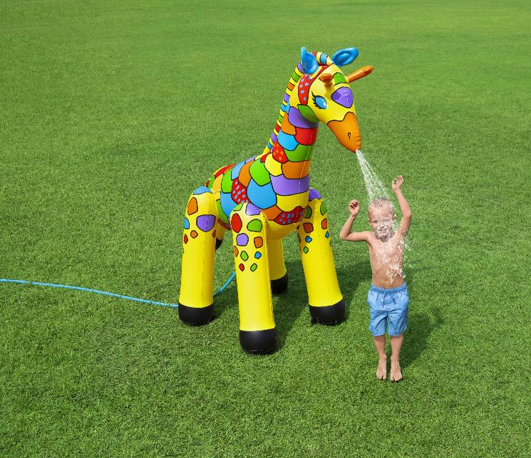 Bestway Надувная игрушка с фонтаном Жираф 198*142*104 см 52384