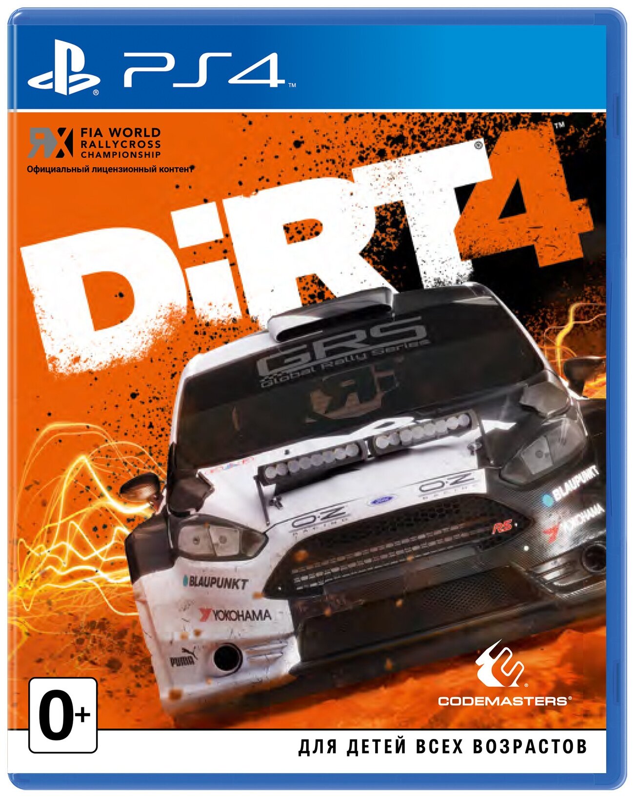 Игра DiRT 4 для PlayStation 4