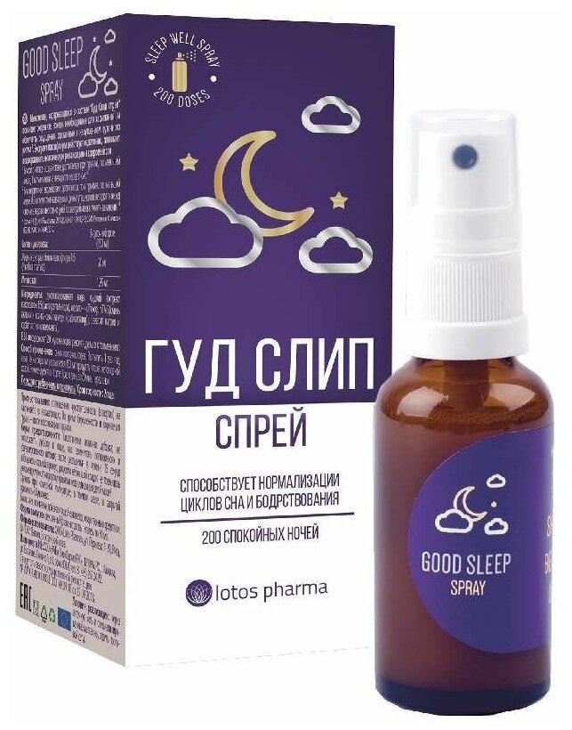 Good Sleep спрей фл., 30 мл, 10 г, 1 шт., мятный, 1 уп.