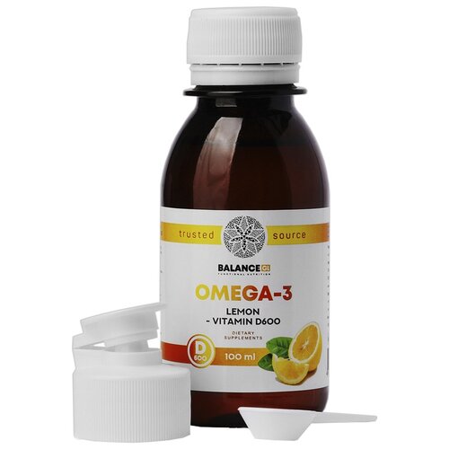 Концентрат Balance Group Life Omega-3 + vitamin D600 (лимон), 100 мл