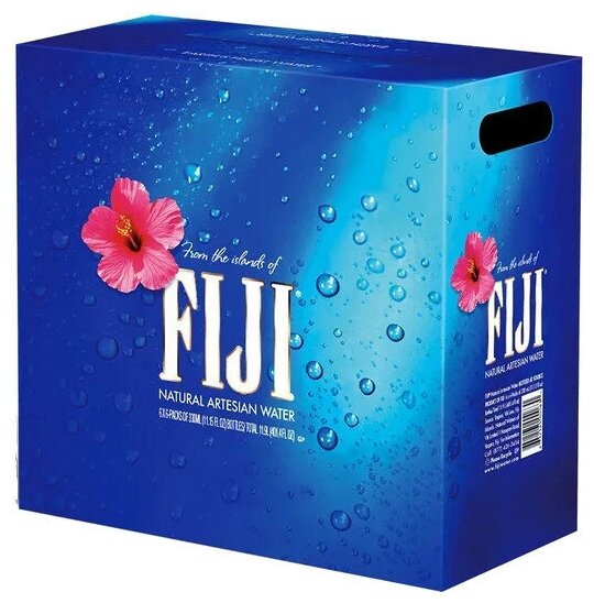 Вода Fiji / Фиджи 0,33 литра, без газа, пэт, 36 шт. в уп. - фотография № 1