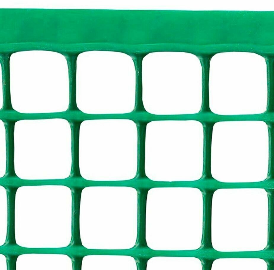Сетка пластиковая заборная 05х5 м зеленая ячейка 24х24 мм