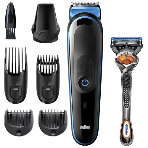 Триммер Braun MGK5245 + Бритва Gillette + 2 кас