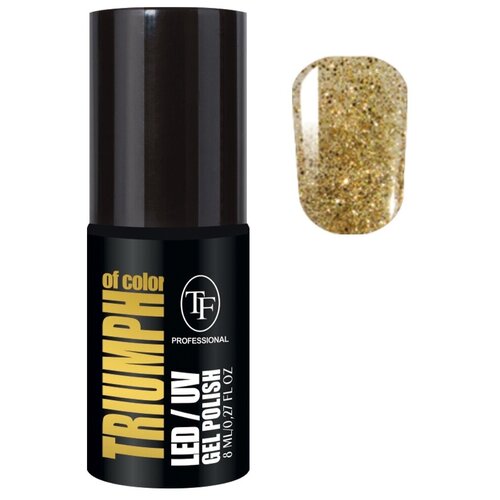 Купить TF Cosmetics гель-лак для ногтей Triumph Of Color LED/UV, 8 мл, 35 г, 559, золотистый