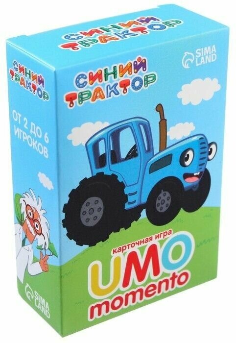 Карточная игра "UMO momento", Синий трактор