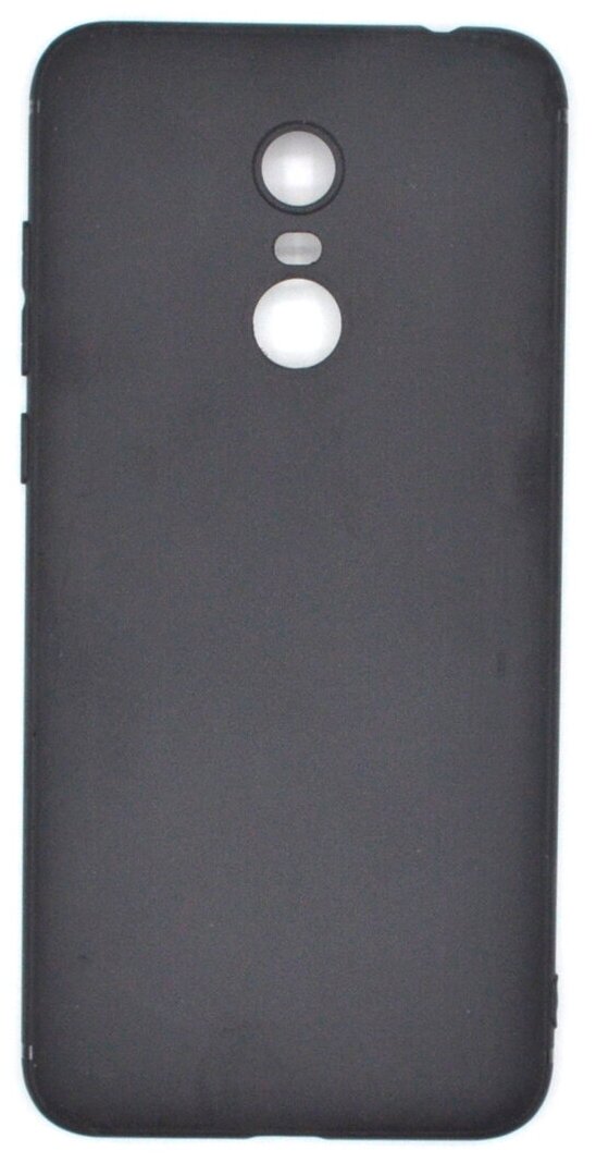 Чехол матовый для Xiaomi Redmi 5 Plus, черный