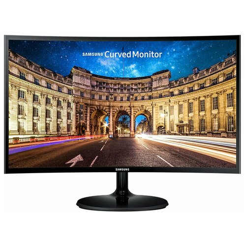 фото 27" монитор samsungc27f390fhi, 1920x1080, 72 гц, *va, черный