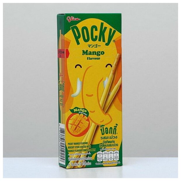 Палочки бисквитные Pocky Манго, 25гр - фотография № 9