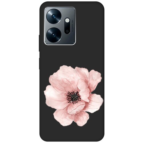 Матовый Soft Touch силиконовый чехол на Infinix Zero 20, Инфиникс Зеро 20 с 3D принтом Pink Flower черный матовый soft touch силиконовый чехол на infinix zero 20 инфиникс зеро 20 с 3d принтом patriot черный