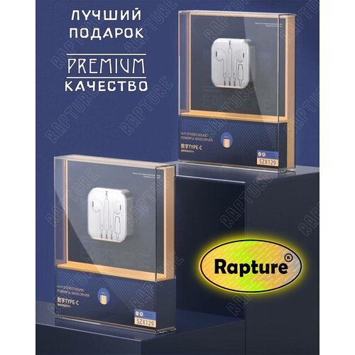 Проводные HiFi наушники Rapture Premium -129 Type-C белые 199000₽