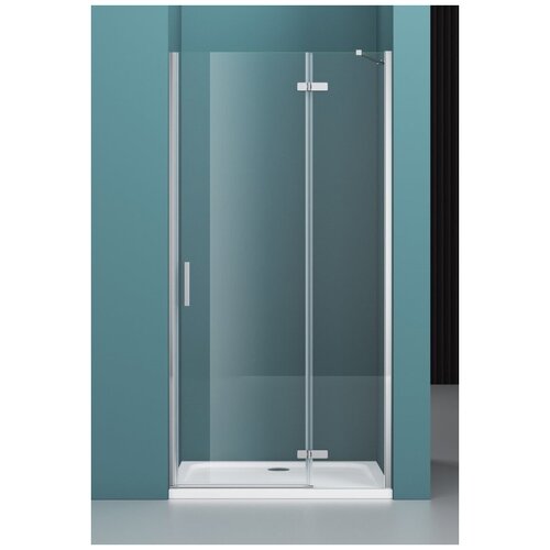 Душевая дверь BelBagno KRAFT-B-12-60/40-C-Cr-R душевая дверь olive s zargoza d 100 реверсивная профиль silver глянцевый стекло