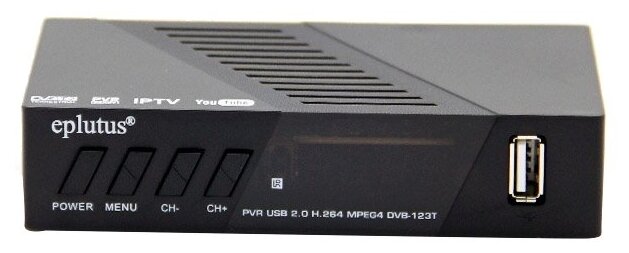 ТВ-тюнер Eplutus DVB-123T черный