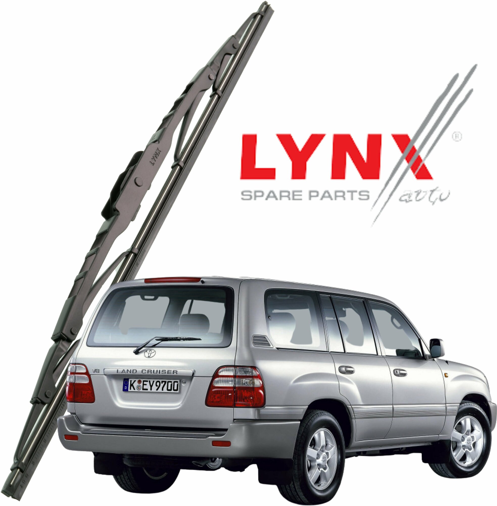 Дворник задний Toyota Land Cruiser (10) J100 / Тойота Ленд Крузер 100 2002 / 2003 / 2004 / 2005 Щетка стеклоочистителя задняя 400мм