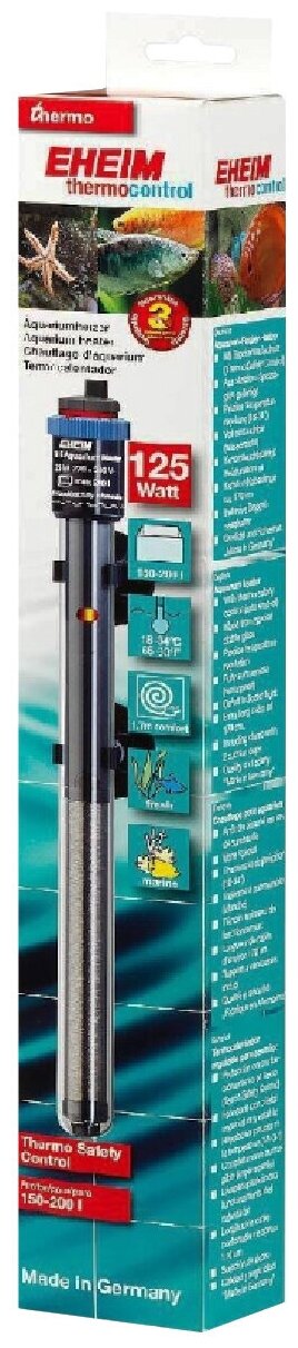 Нагреватель Eheim 125 Вт электронный для аквариумов объемов 150 - 200 л (1 шт)