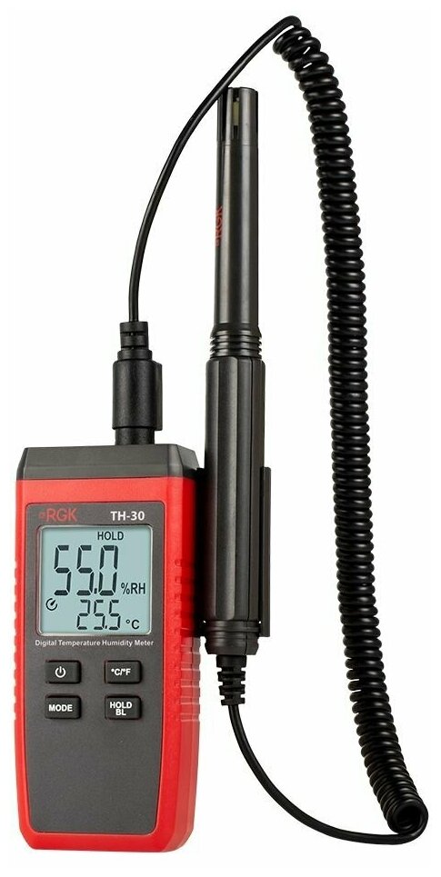 Цифровой термогигрометр RGK TH-30 с поверкой - фотография № 2