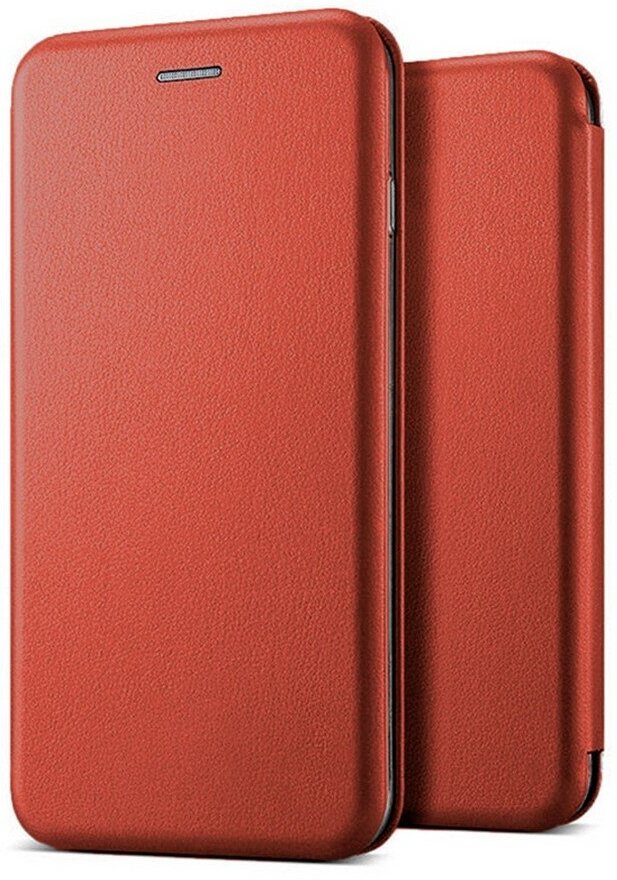 Чехол-книга боковая для Samsung A12 красный