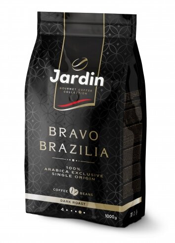 Кофе в зернах Jardin Bravo Brazilia, 1 кг