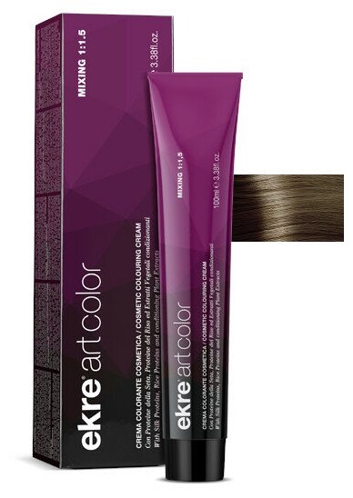 Краска для волос Artcolor Hair Colour Cream Ekre 8 Светлый блондин натуральный, 100 мл