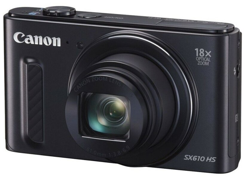 Фотоаппарат Canon PowerShot SX610 HS, черный