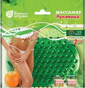 Массажер двухсторонний "Рукавица" 15*10*2,5см, 40307 Банные штучки