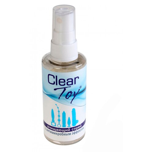 Купить Очищающий спрей с антимикробным эффектом Clear Toy (75 мл), Биоритм