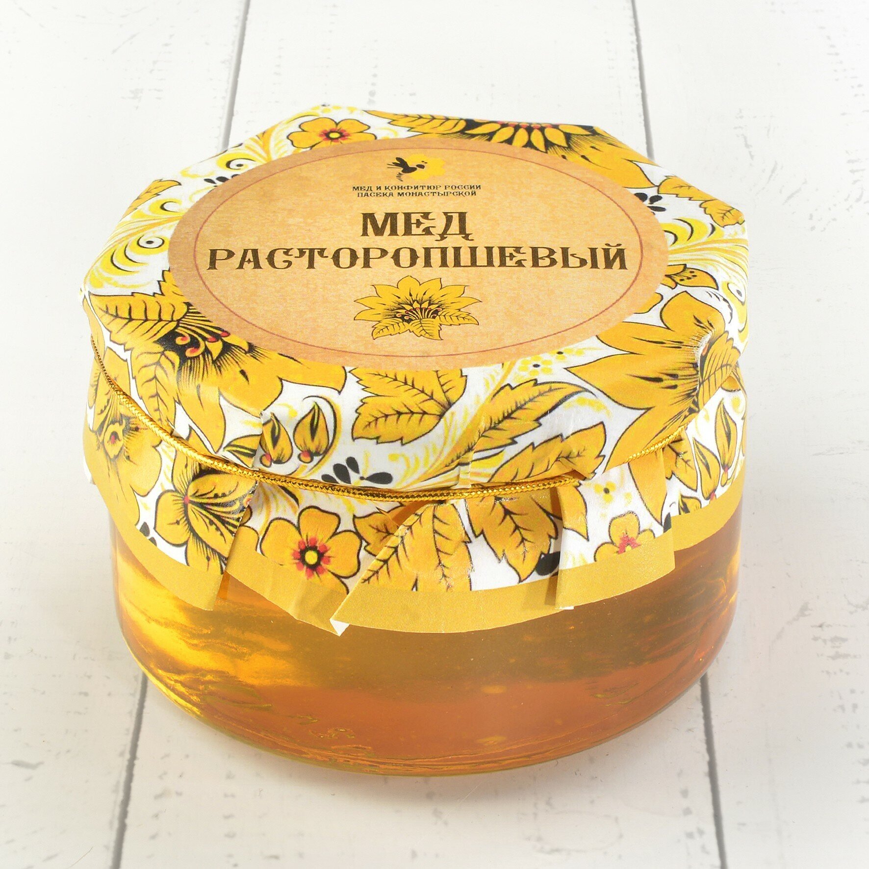 Мёд расторопшевый "Русский стиль" 230 гр - фотография № 1