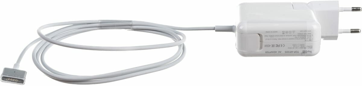 Зарядное устройство TopON TOP-AP205 14.5V -> 3.1A для MacBook Air 45W MagSafe 2, PN: MD592Z/A - фото №4