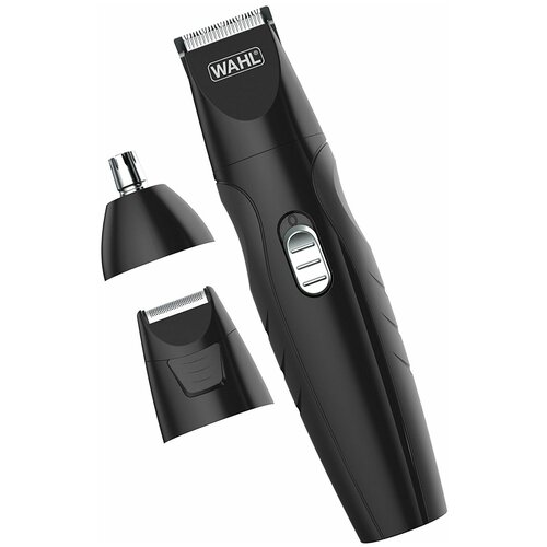 Машинка для стрижки Wahl All in One rechargeable черный (насадок в компл:4шт)