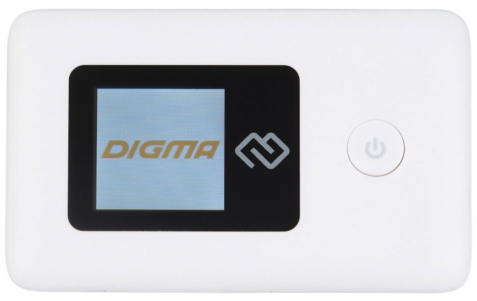 Модем 3G/4G Digma Mobile Wi-Fi DMW1969 micro USB Wi-Fi Firewall +Router внешний белый