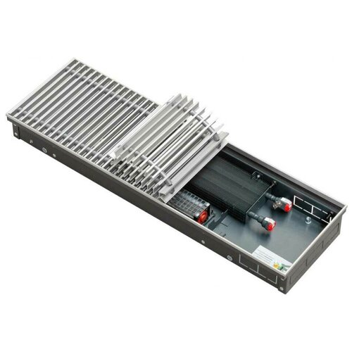 Водяной конвектор с решеткой Techno Vent KVZV 250 - 105 - 1000 мм встраиваемый внутрипольный 27253₽