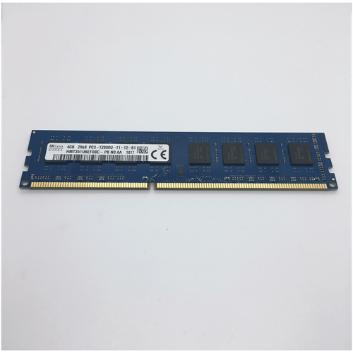 Оперативная память Hynix DDR3 4 ГБ 1600 MHz DIMM PC3-12800U 1x4 ГБ для компьютера оперативная память hynix 8 гб ddr3 1600 мгц dimm cl11