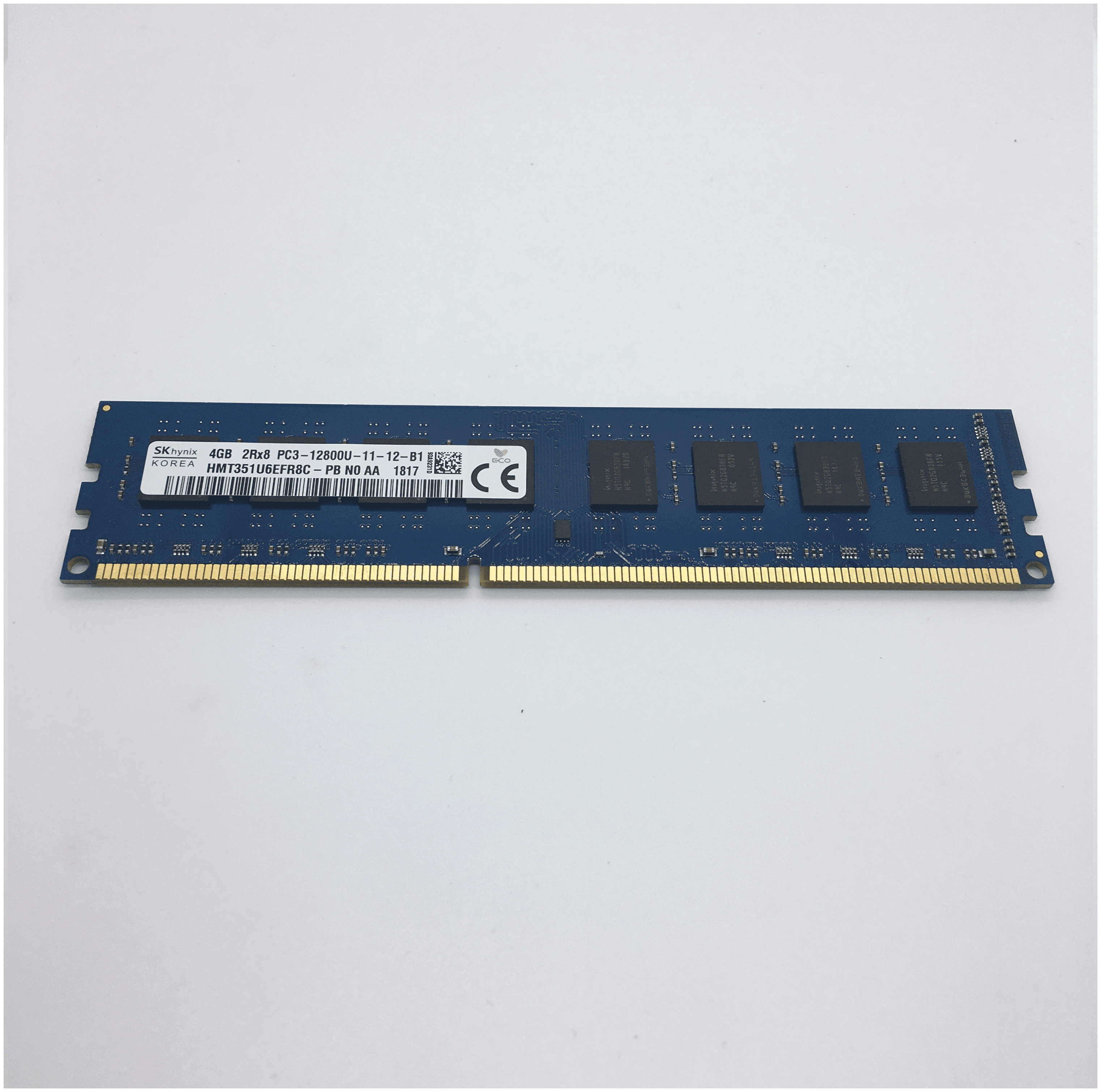 Оперативная память Hynix DDR3 4 ГБ 1600 MHz DIMM PC3-12800U 1x4 ГБ для компьютера