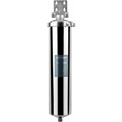 Магистральный фильтр металлический корпус фильтра Гейзер-Премьер 20BB 1 / проточный фильтр
