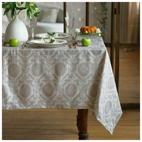 Скатерть 110x146 см Прямоугольная Узоры Саржа 2612₽