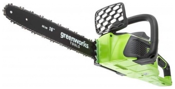 Аккумуляторная пила greenworks GD40CS15 (2005707UA) 1500 Вт 40 В/2 А·ч зеленый - фотография № 10