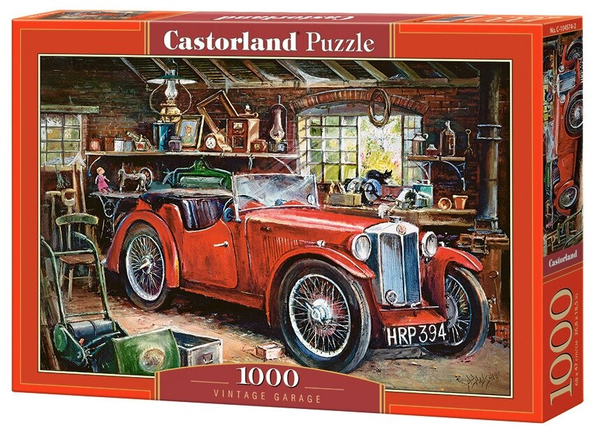 Пазл Castorland 1000 деталей: Винтажный гараж