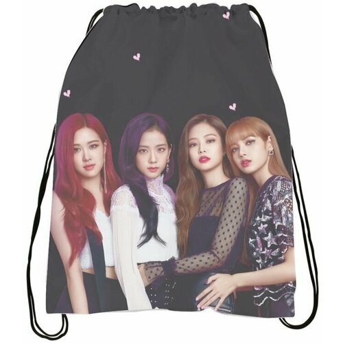 Сумка-мешок BUGRIKSHOP принт БлэкПинк, Blackpink - BР0006