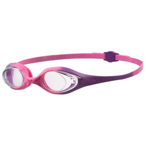 Очки для плавания arena Spider Jr 92338, violet/clear/pink очки arena spider mirror junior 6 12 лет синий 1e362 73