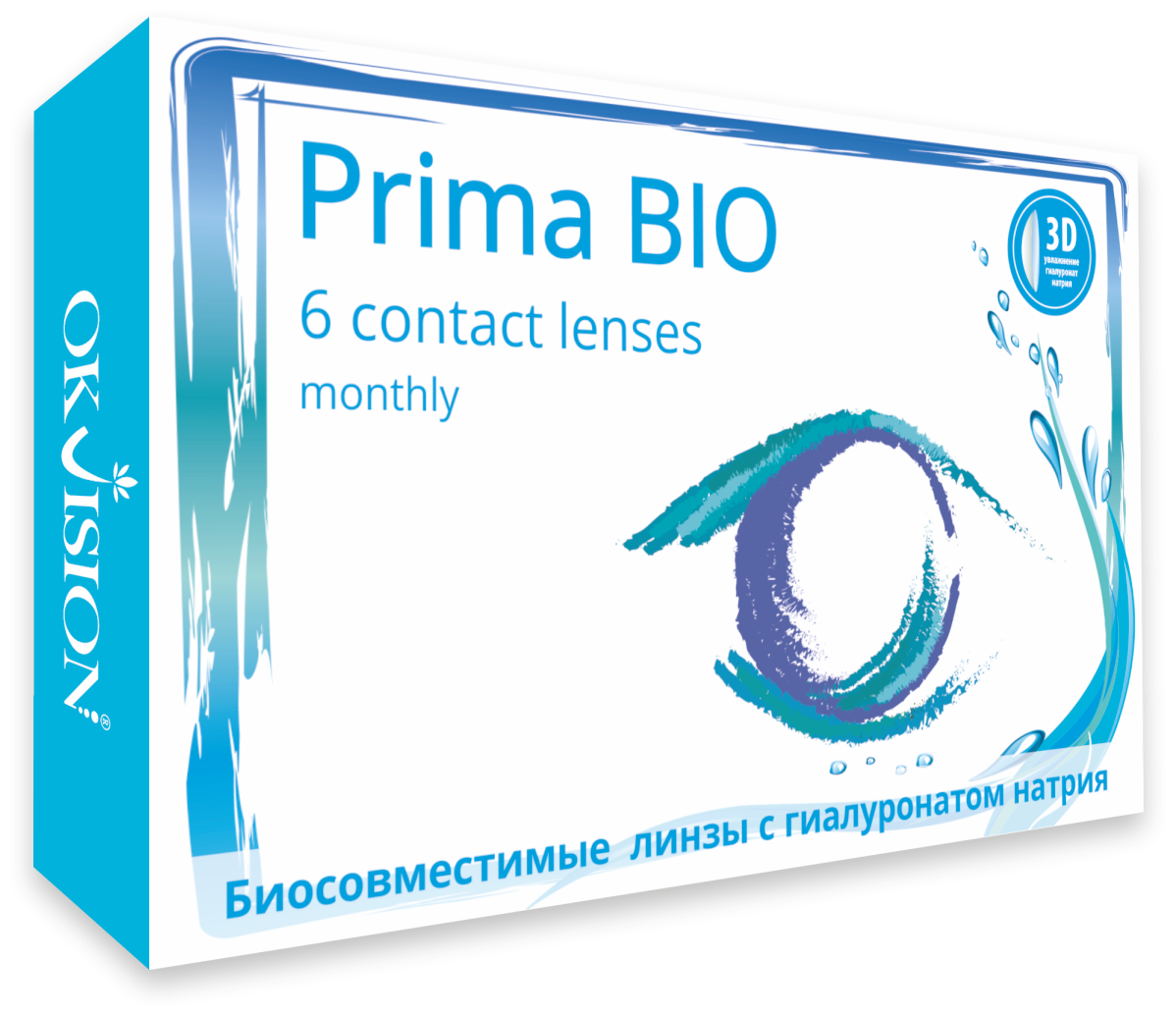 PRIMA BIO 6 линз В упаковке 6 штук Оптическая сила 3.5 Радиус кривизны 8.6