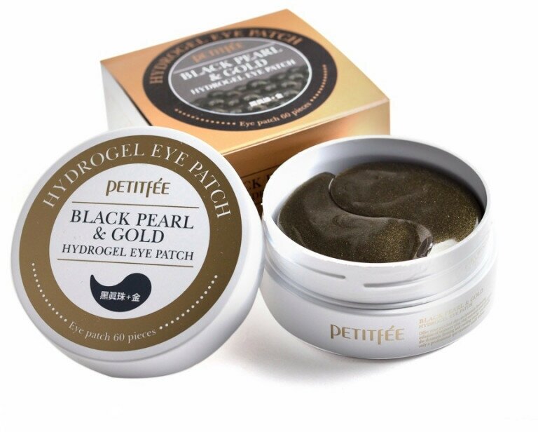 Petitfee Гидрогелевые патчи для глаз Black Pearl & Gold Hydrogel Eye Patch, 60 шт. - фотография № 19