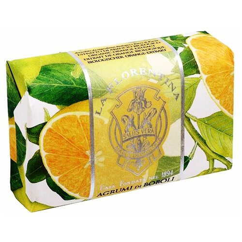 La Florentina Мыло кусковое Citrus фруктовый/цитрусовый микс, 200 мл, 200 г мыло la florentina citrus 200 мл