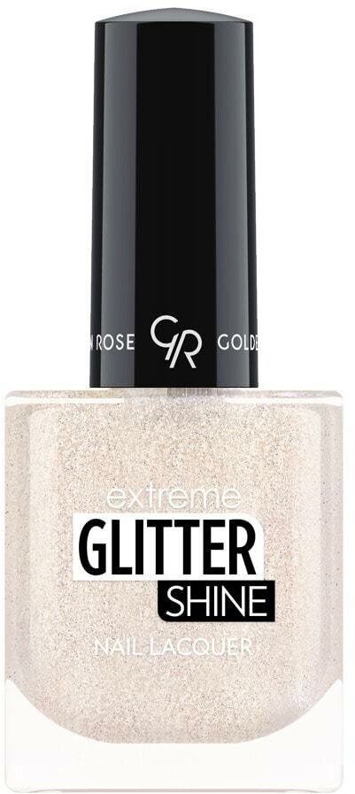 Лак для ногтей с эффектом геля Golden Rose extreme glitter shine nail lacquer 201