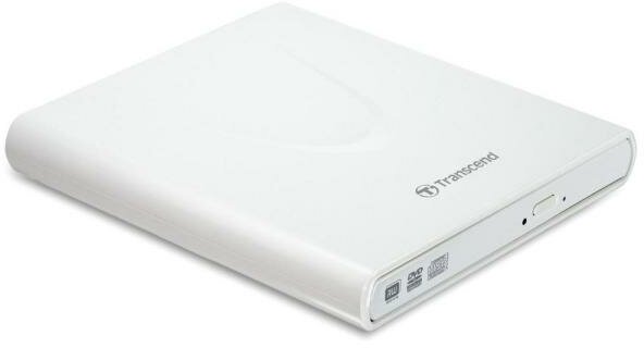 Внешний привод DVD±RW Transcend TS8XDVDS-W USB 2.0 белый Retail