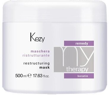 Маска для волос Kezy My Therapy Remedy Restructuring Маска Восстанавливающая с кератином 500мл
