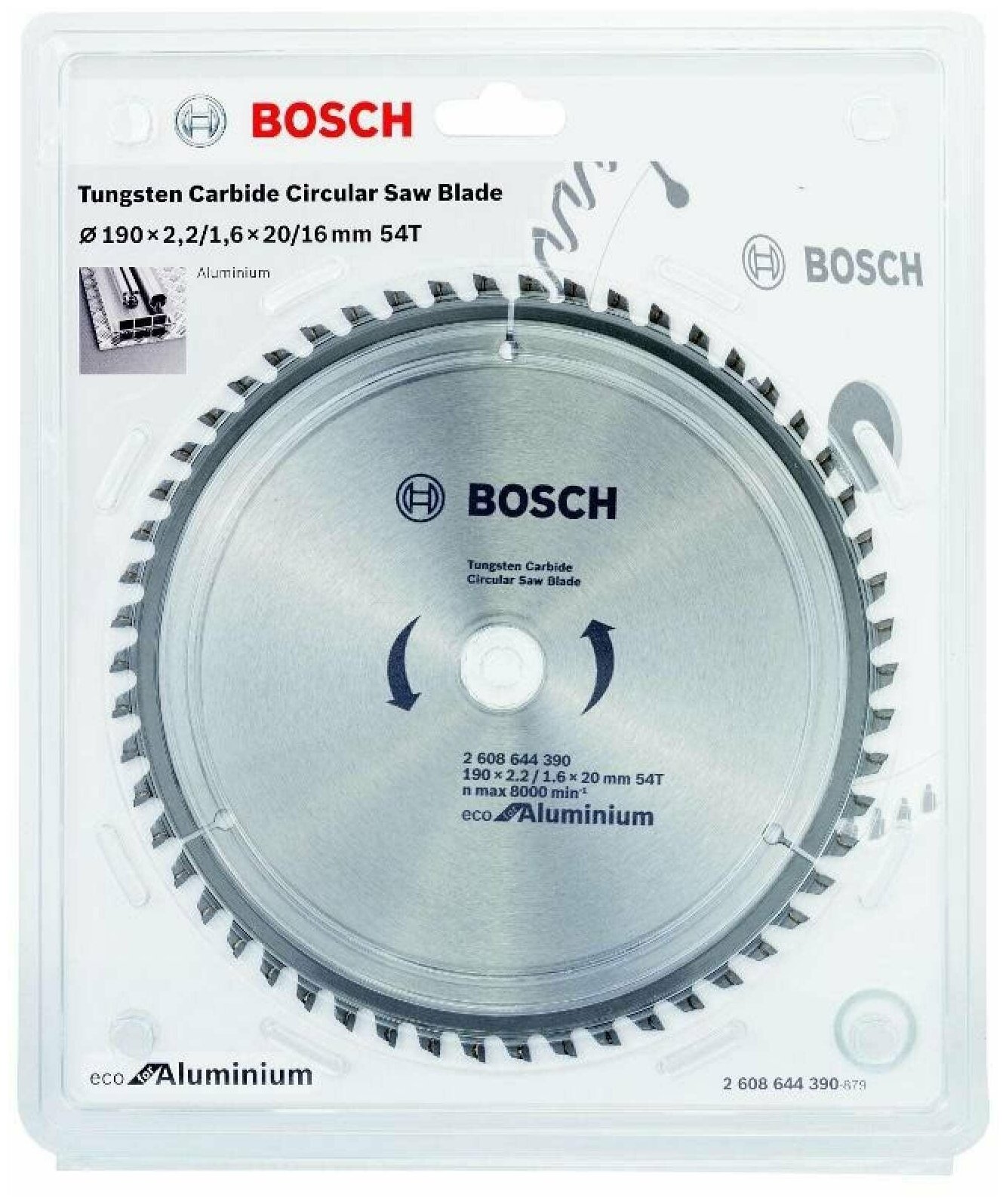 фото Bosch циркулярный диск 190x30x54 Multi ECO (2608641802)