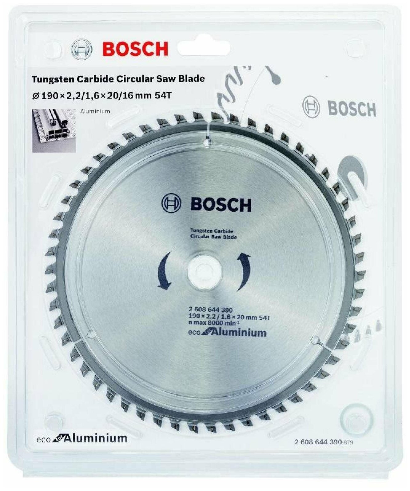 Bosch циркулярный диск 190x30x54 Multi ECO (2608641802)